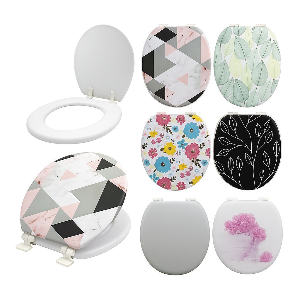 Tampa de Privada Vaso Sanitário Almofadada Estamp