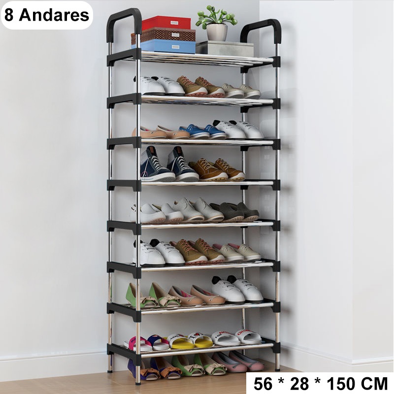 8 Andares Sapateira Multiuso Para Calçados Organi