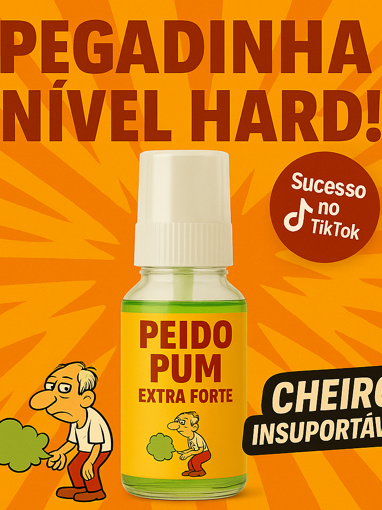 Peido Spray de  Pum Pegadinha Super Forte – 