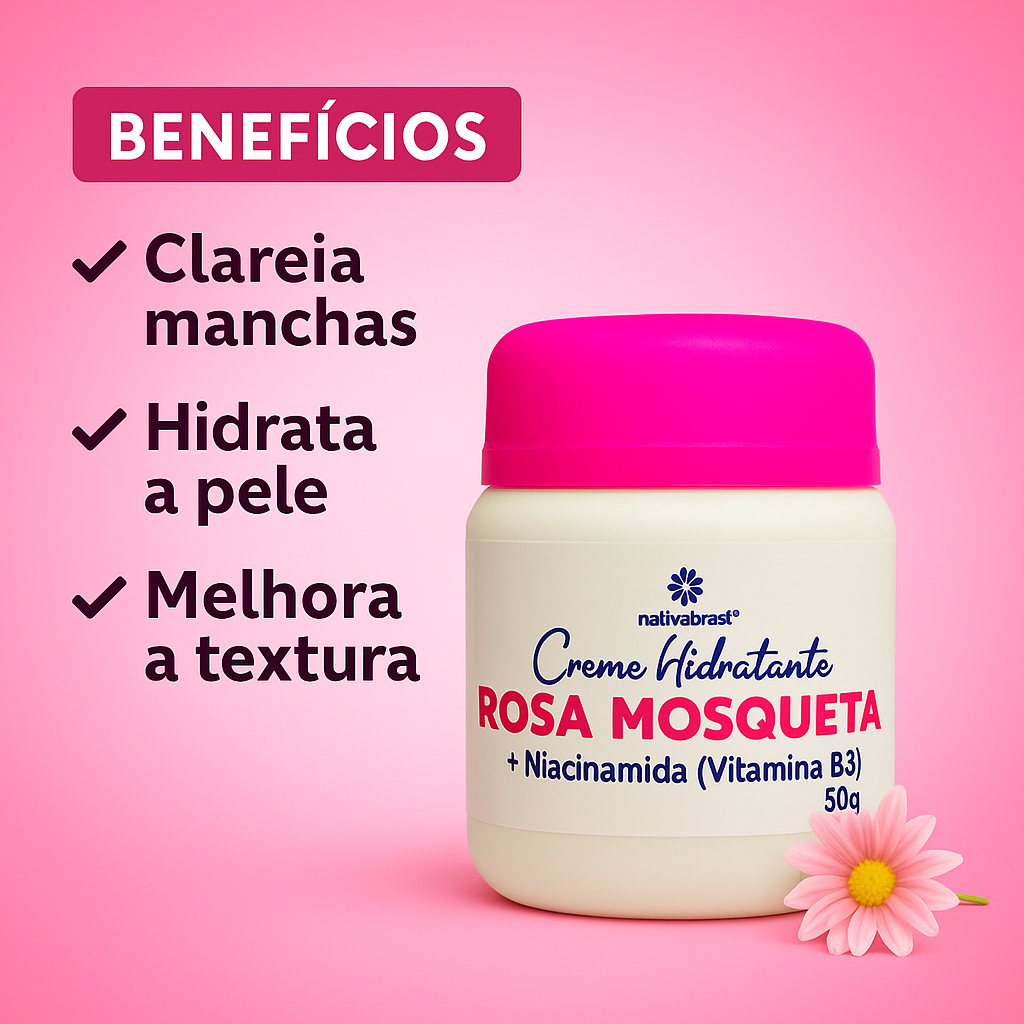 Creme Rosa Mosqueta para Melasma | Clareia Manchas