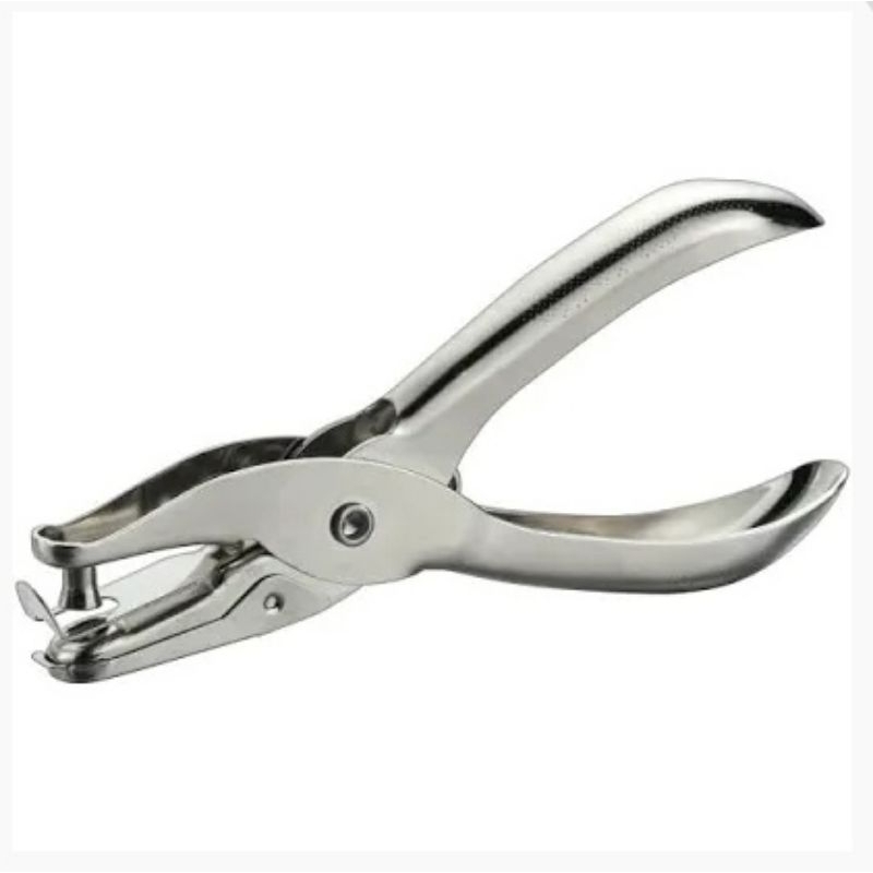 Perfurador de Papel Alicate 1 Furo de Metal 6MM Ma