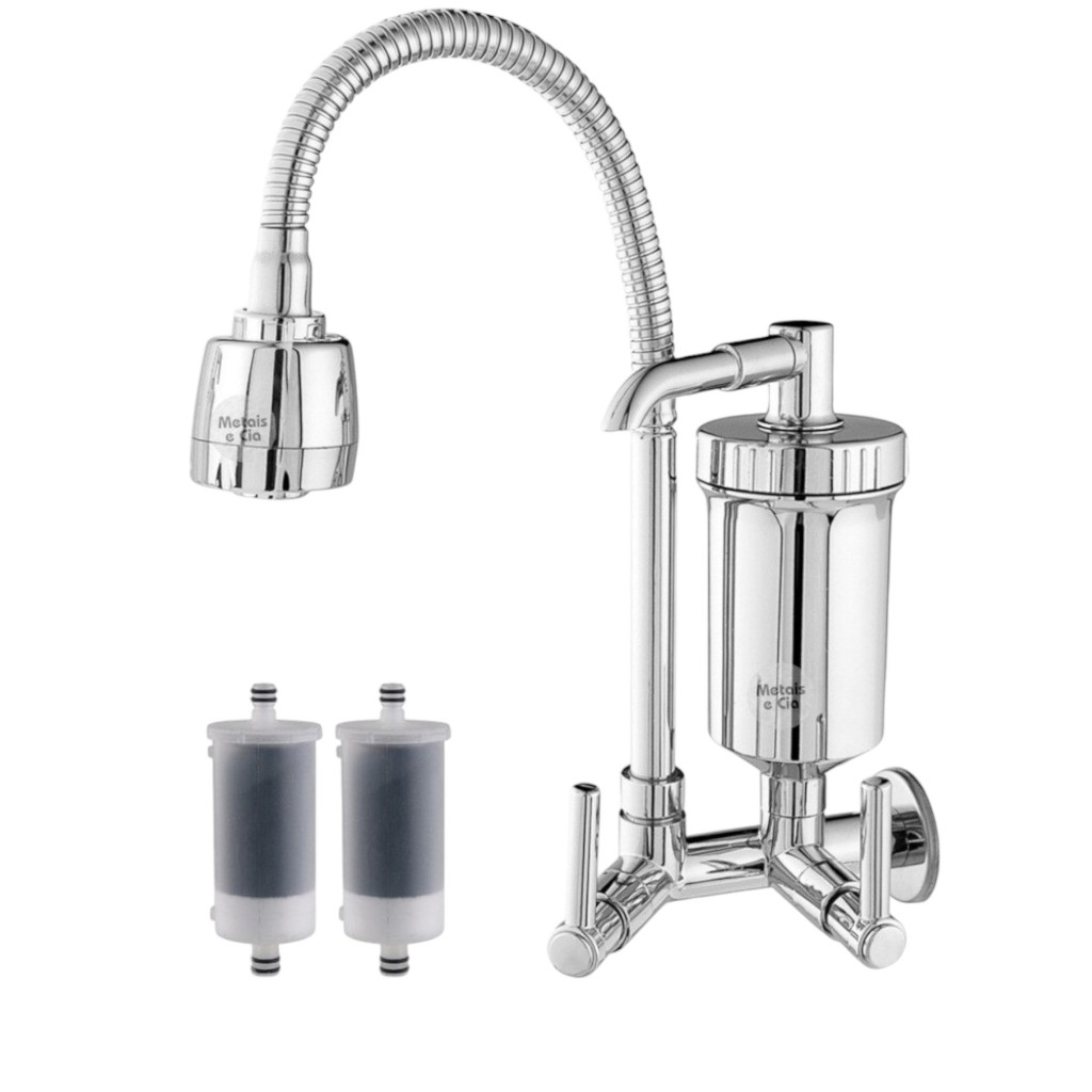 Torneira Com Filtro De Parede Cozinha Gourmet Dois