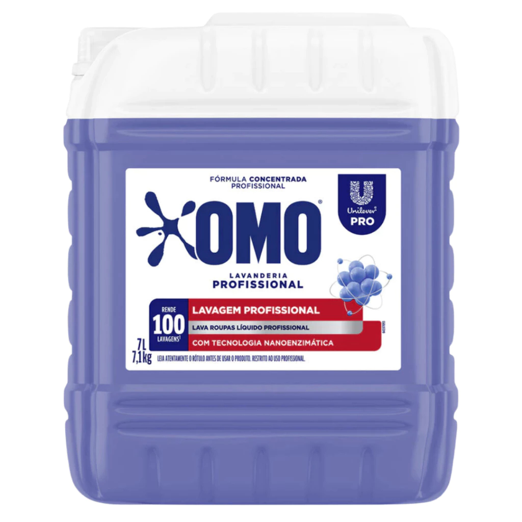 Lava Roupas Liquido Profissional Omo Lavanderia Pr