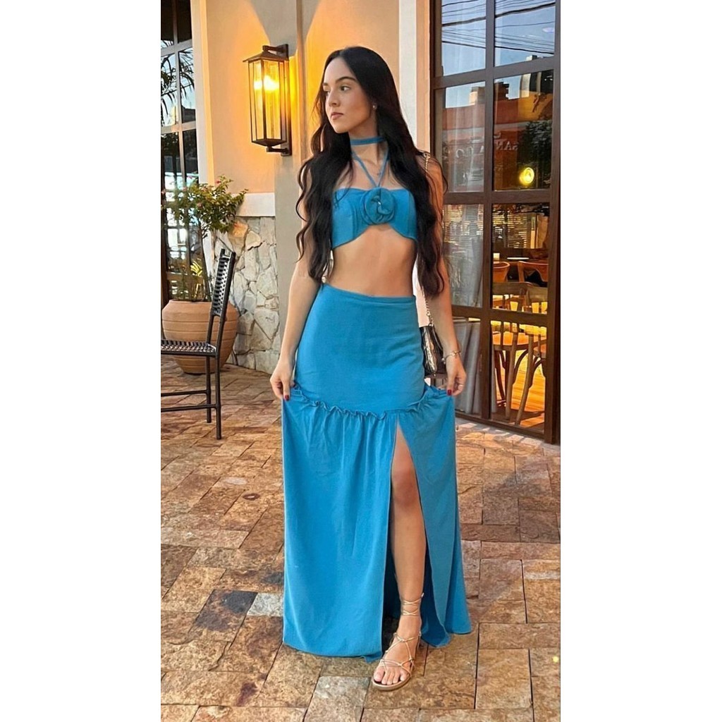 Conjunto Longo 358  Alfaiataria Moda Blogueira Ver