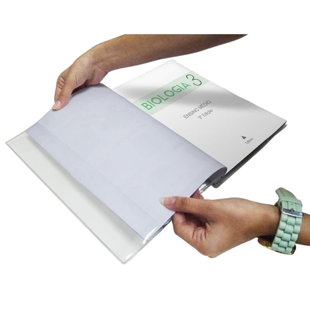 CAPA PRONTA PLÁSTICA PARA ENCAPAR LIVROS – 