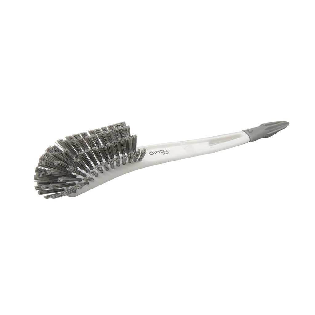 Escova para Lavar Mamadeira Premium Cinza e Branco