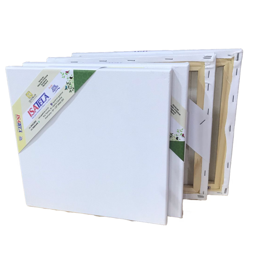 Tela 30×30 Prontas para uso – P/ Guache