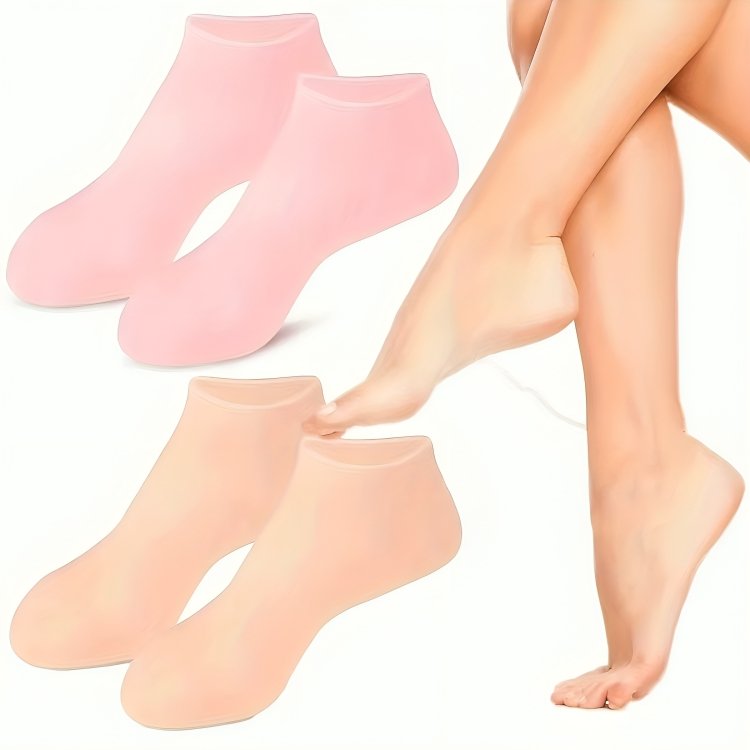 Meias De Silicone Para O Cuidado Dos Pés Gel Hidr