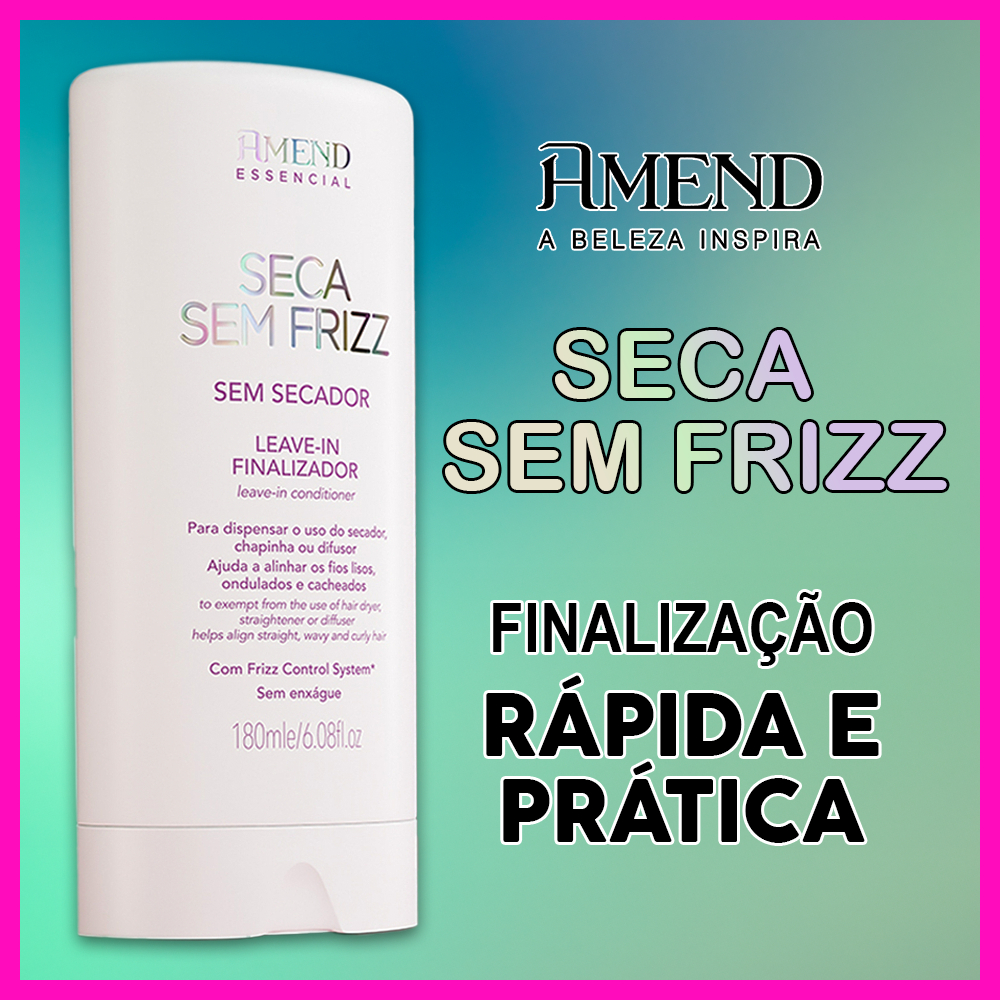 Amend Essencial Leave In Finalizador Seca Sem Friz