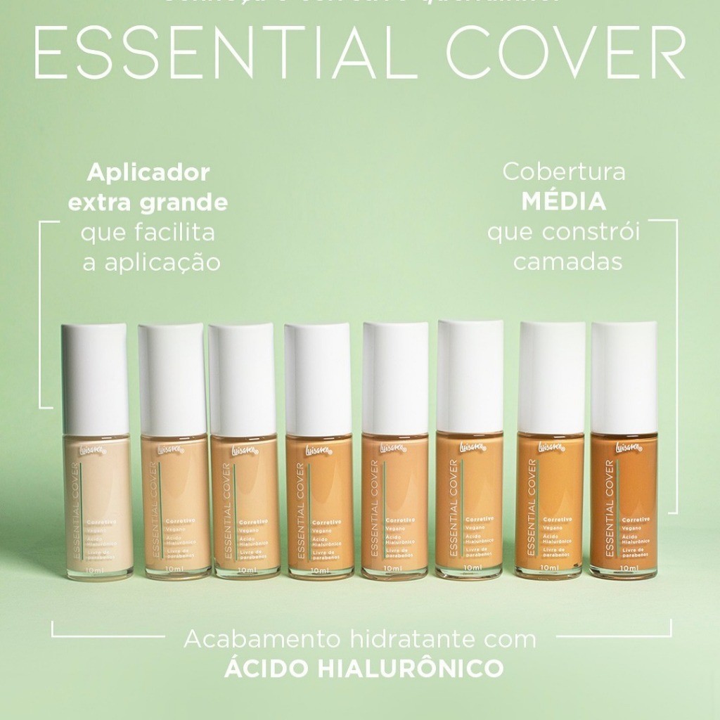 Corretivo Líquido Essential Cover Luisance, Alta