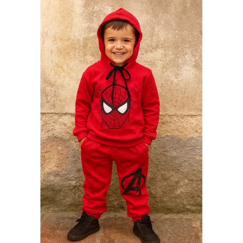 conjunto moletom infantil menino conjunto aranha
