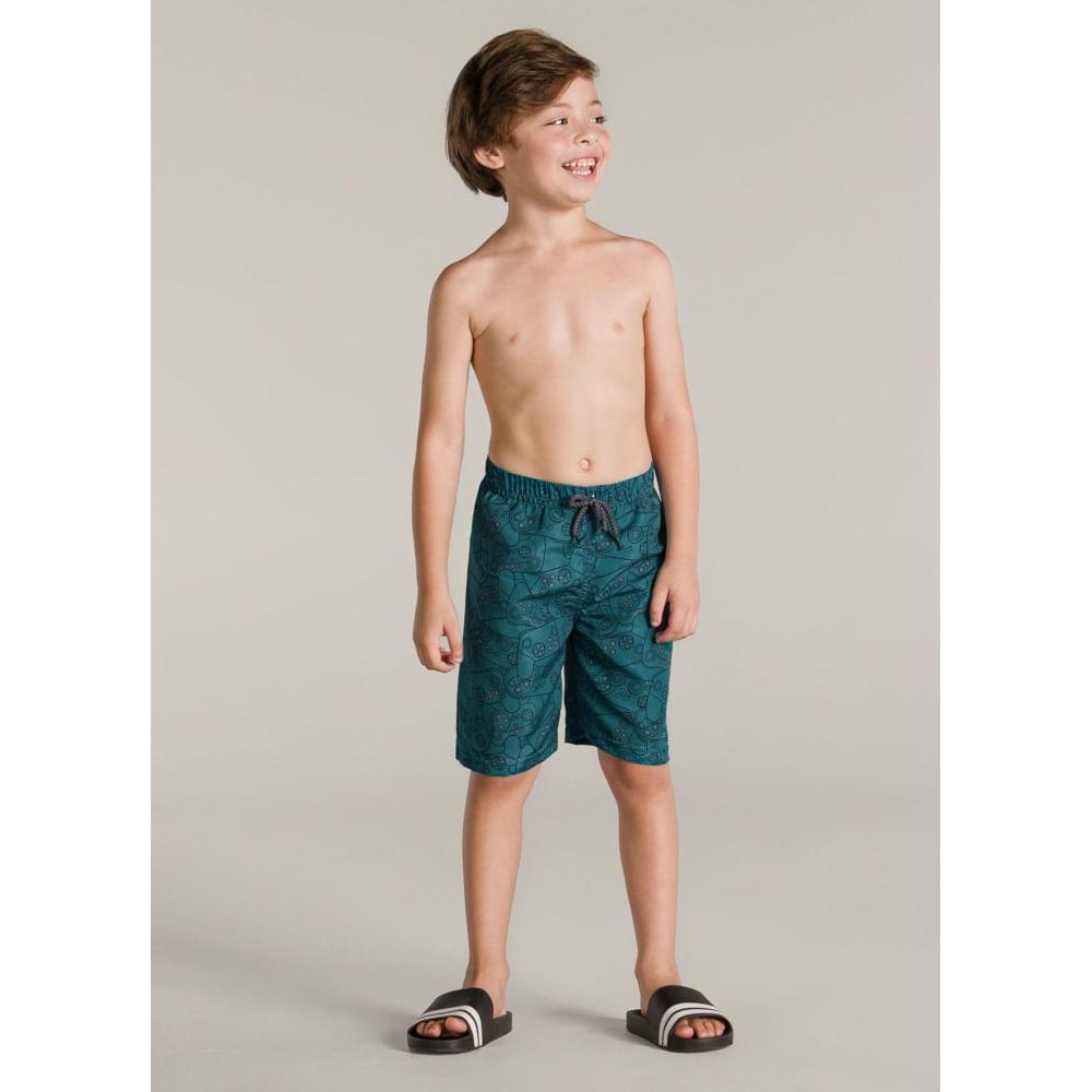 Bermuda em microfibra infantil menino Brandili