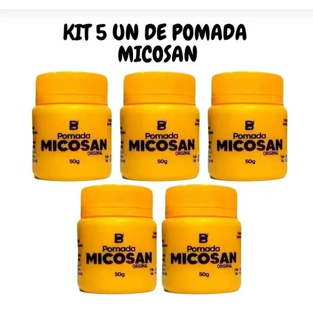 Kit 5 Pomada Micosan Original – Para Micoses