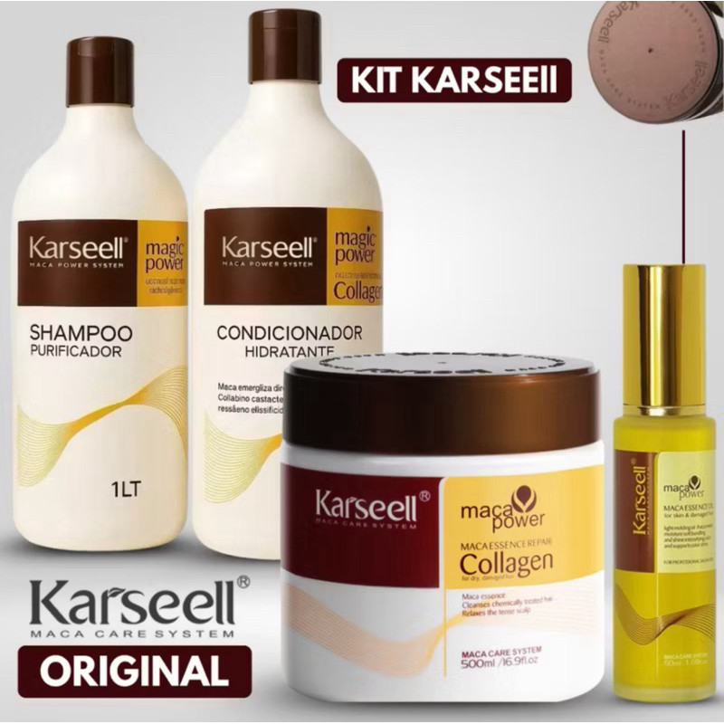 Kit Karseell Profissional Completo  Intenso  Shamp