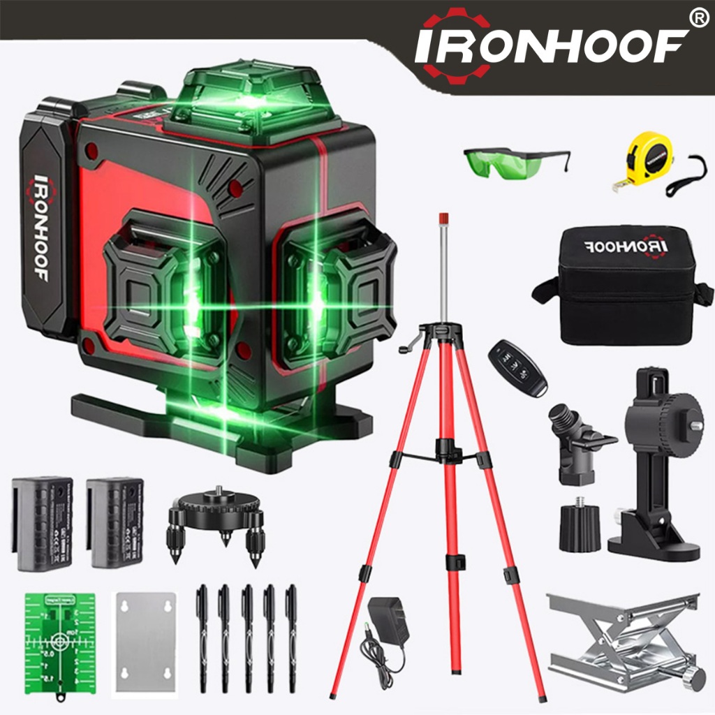 Nivel a Laser Profissional com Tripé 16 Linhas Ve