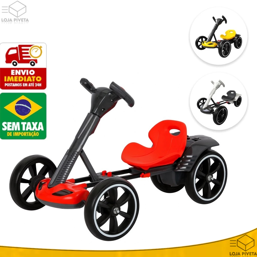 Carrinho Carro Elétrico Infantil Mini Kart Conect