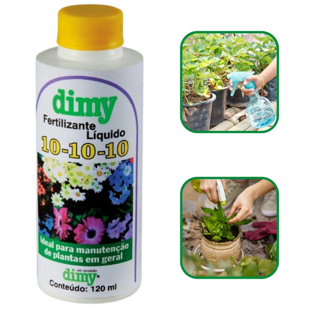 Fertilizante Mineral 10-10-10 Concentrado 120ml &#
