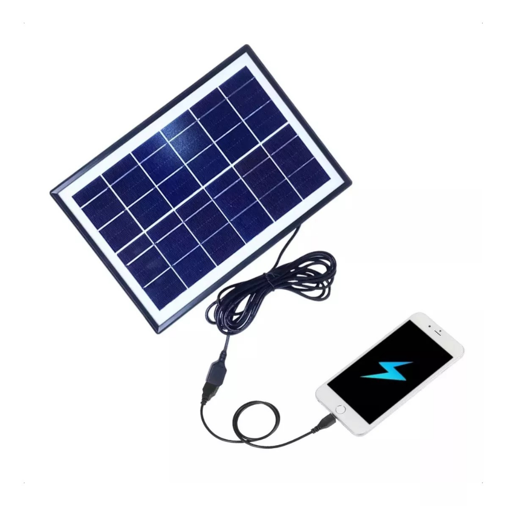 Mini Placa Painel Solar 6w/6v Carregador De Celula