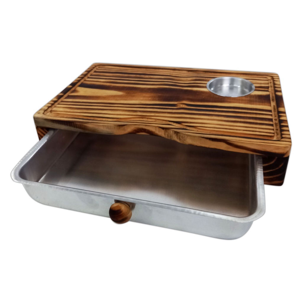 Tábua Inteligente De Carne Para Churrasco Madeira