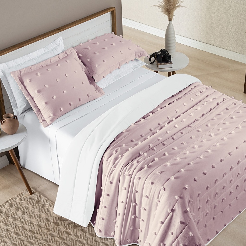 Cobre Leito Solteiro Casal Queen King 300 Fios Pop