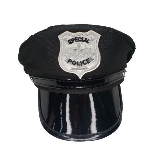 Chapéu Quepe Policial Carnaval, Festas Fantasia e