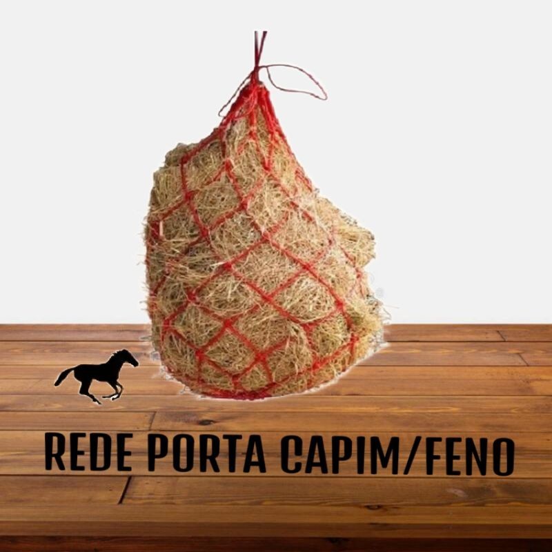 Rede Porta feno para seu animal cavalo