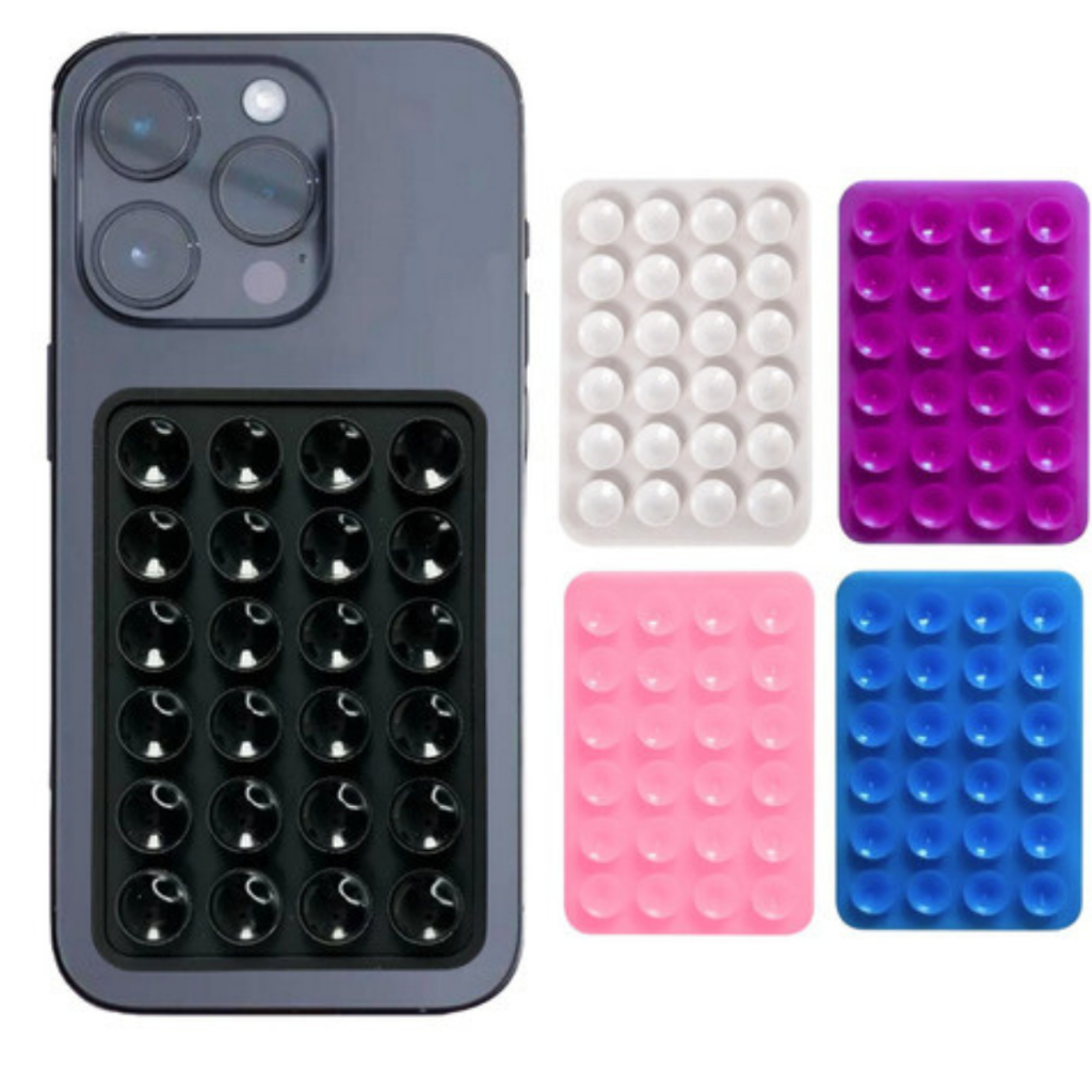 Ventosa para Celular Suporte de Silicone Fixação