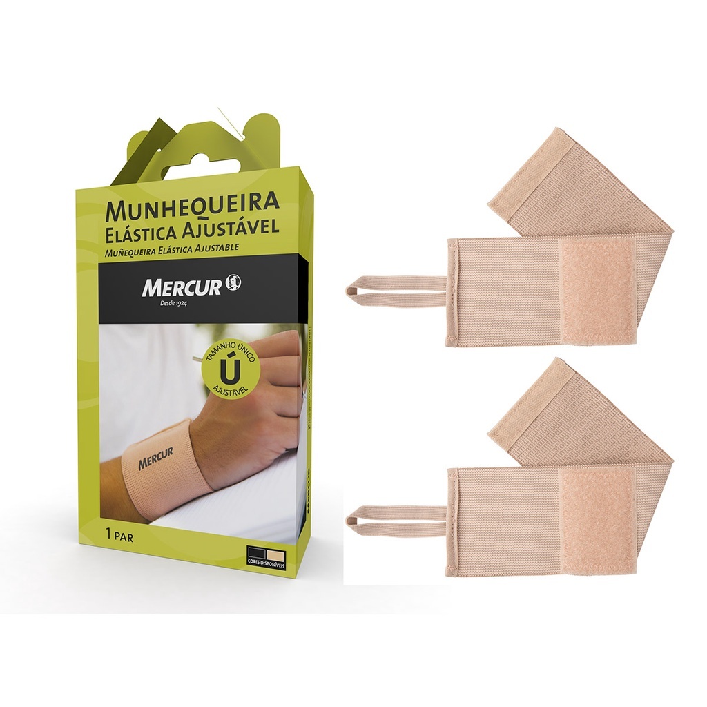 Munhequeira Elástica Pulso Aberto Mercur – 