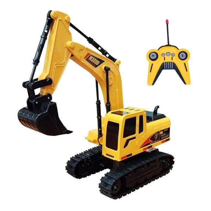 Brinquedo Máquina Escavadeira Recarregável Com C