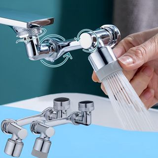 Extensor Duplo De Torneira Giratório Aço Inox Pa