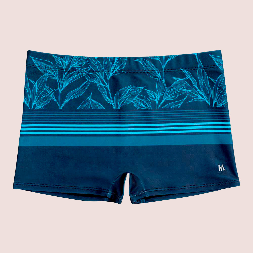 Box Sunga Mash Estampa Folhagem