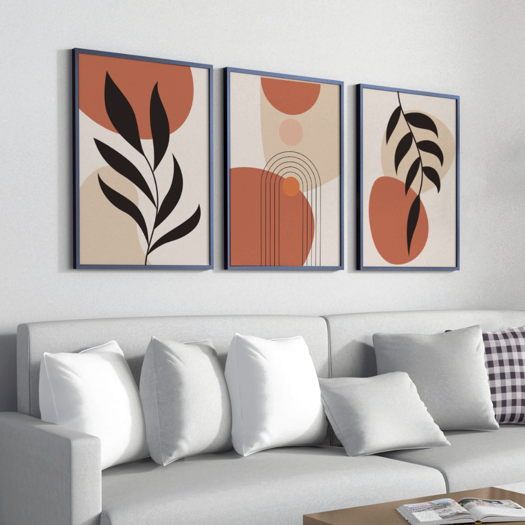 Quadros Decorativos Natureza Abstrata Moderna Com 