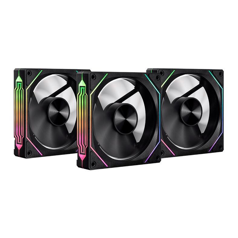 Kit Ventoinhas Pichau Ventus NX, ARGB, 3x120mm, Pr