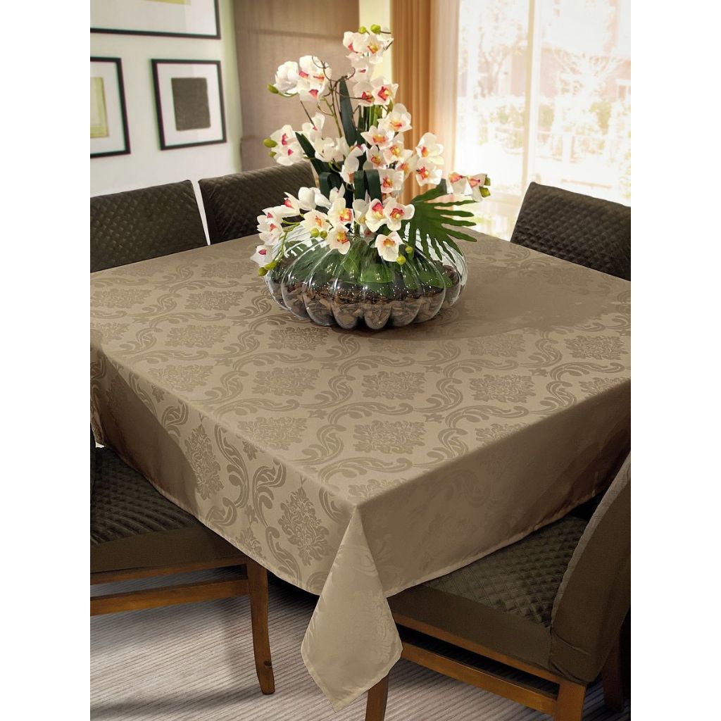Toalha de Mesa Jacquard Premium Elegância e Durab