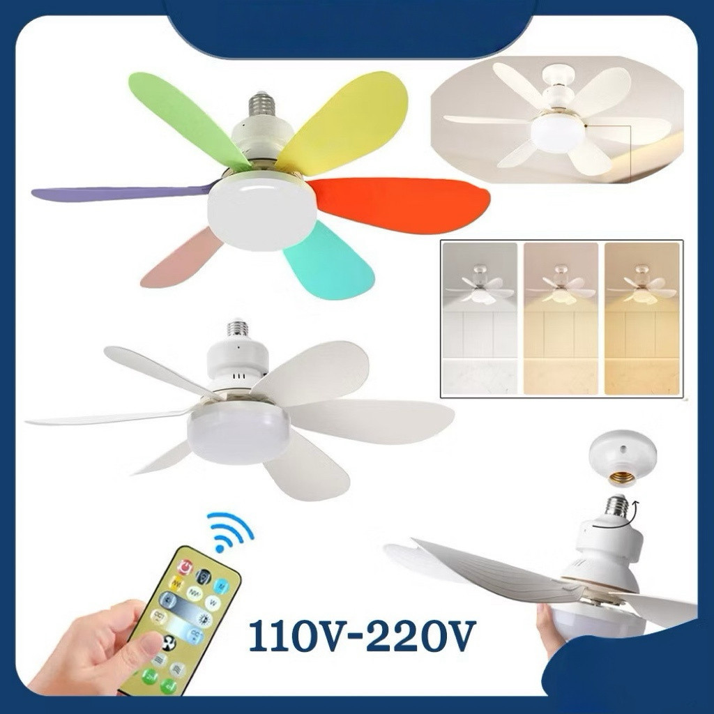 Ventilador De Teto Wind Light Silent Controle Remo