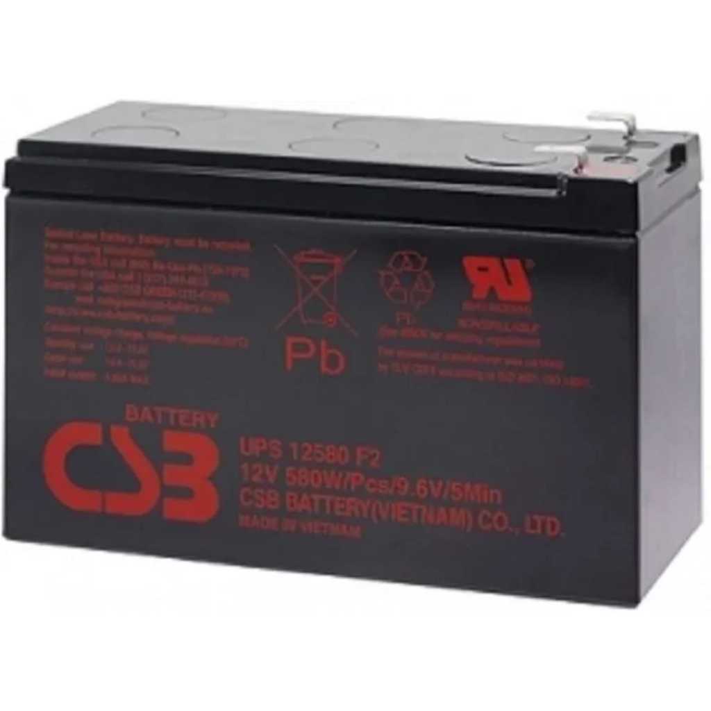 Bateria UPS-12580-F2-12v 9ah CSB para nobreak, car