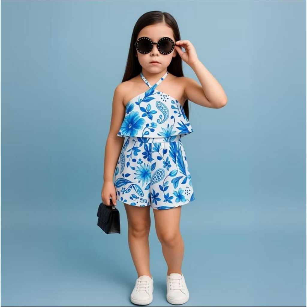 Macaquinhio Menina em crepinho