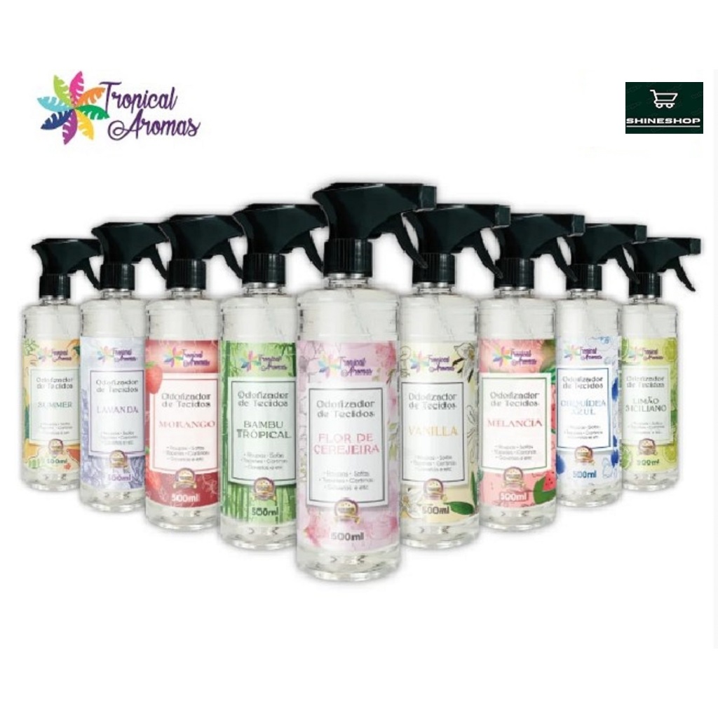 Spray Odorizador De Tecido 500ml Tropical Aromas &