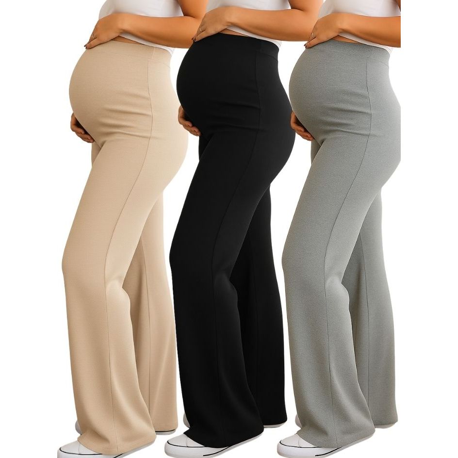 Pantalona  Feminina Gestante Calça Gravida estilo