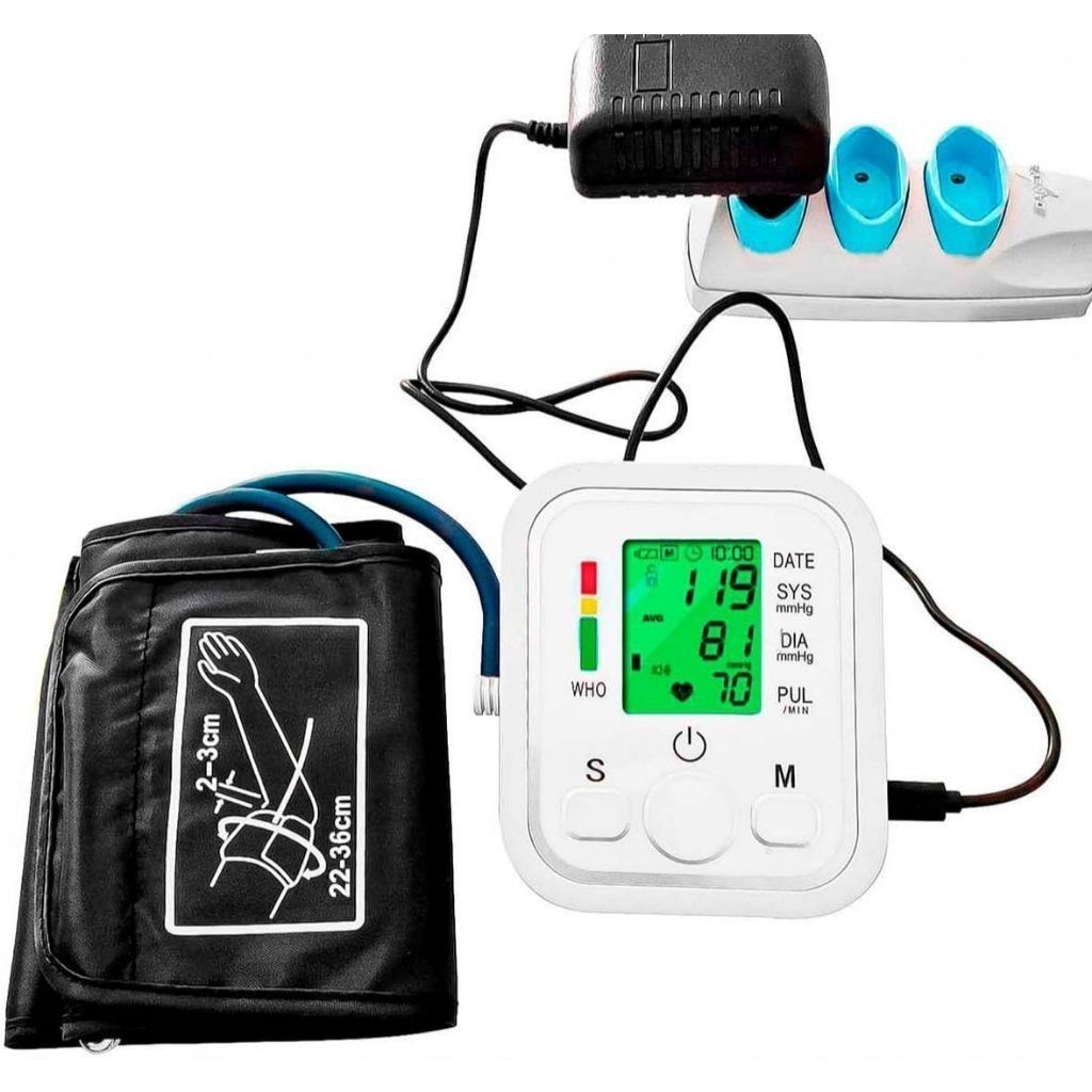 Monitor digital de pressão arterial de braço tot