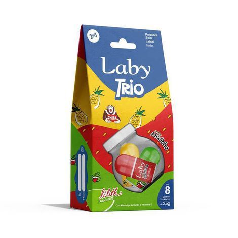 Protetor Solar Labial Laby Trio FPS 8 3 em1 Chita