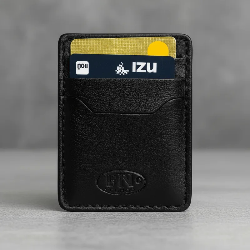 Carteira Mágica Vertical De Couro Legítimo FN Co