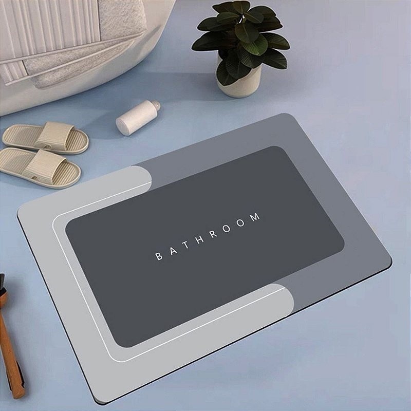 Tapete Mágico Ultra Absorvente para Banheiro Anti