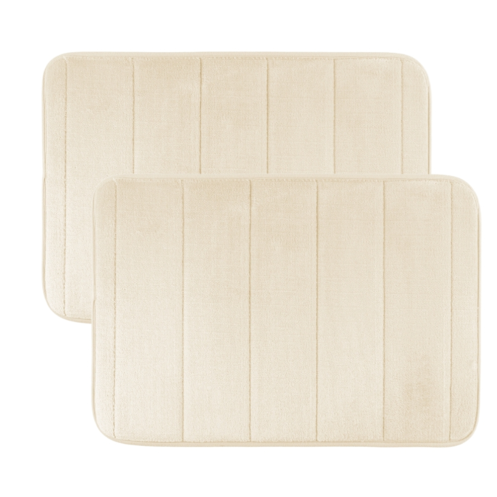 Kit 2 Tapetes Ultra Soft Absorvente Antiderrapante