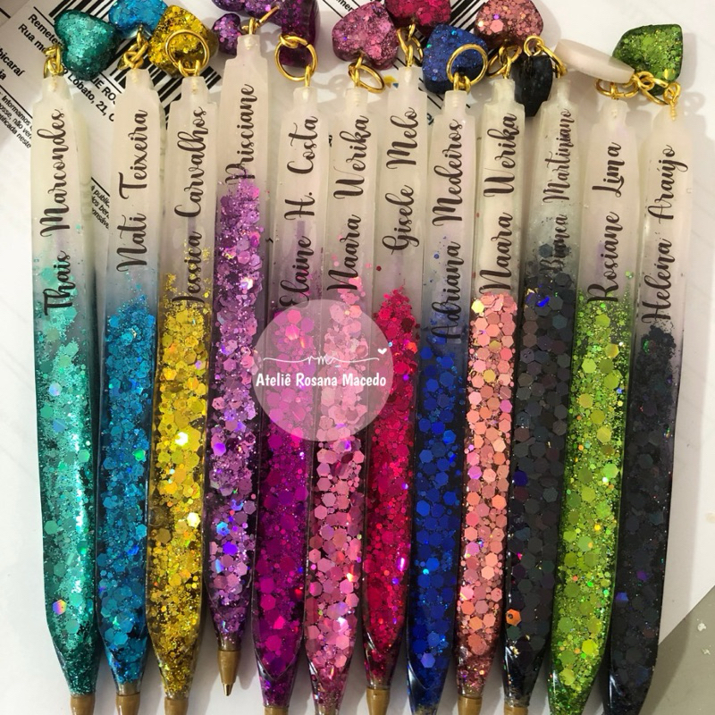 25 peças caneta personalizada