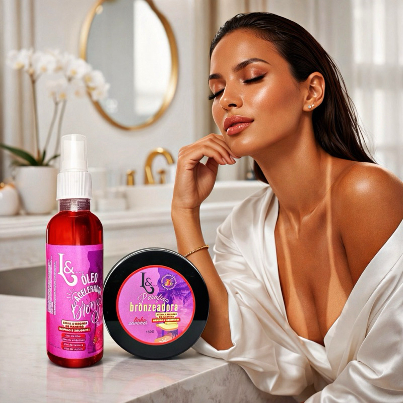 Kit Oléo Acelerador De Bronze 150ml  + Parafina B