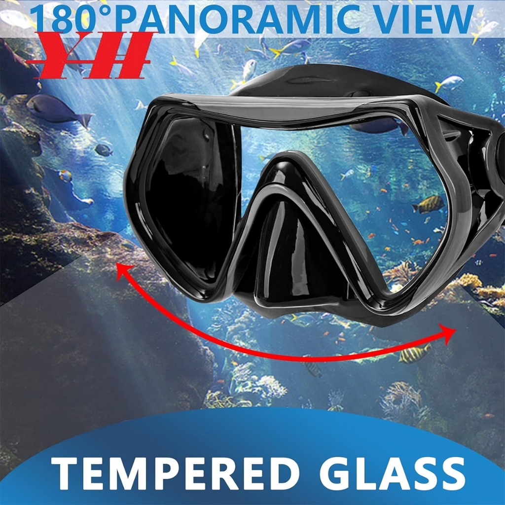 YH-Equipamento de mergulho com snorkel para adulto