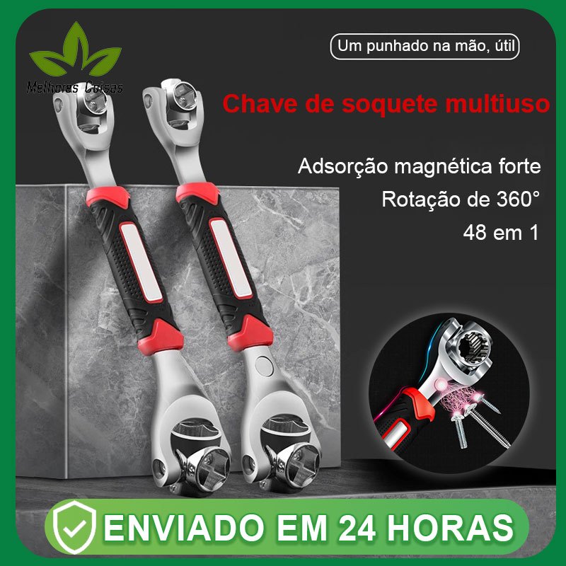 Chave Multifuncional 48 Em 1 360. Jogo ferramentas