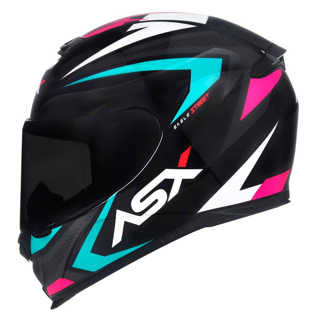 Capacete Feminino Fechado ASX Eagle Street Tiffany