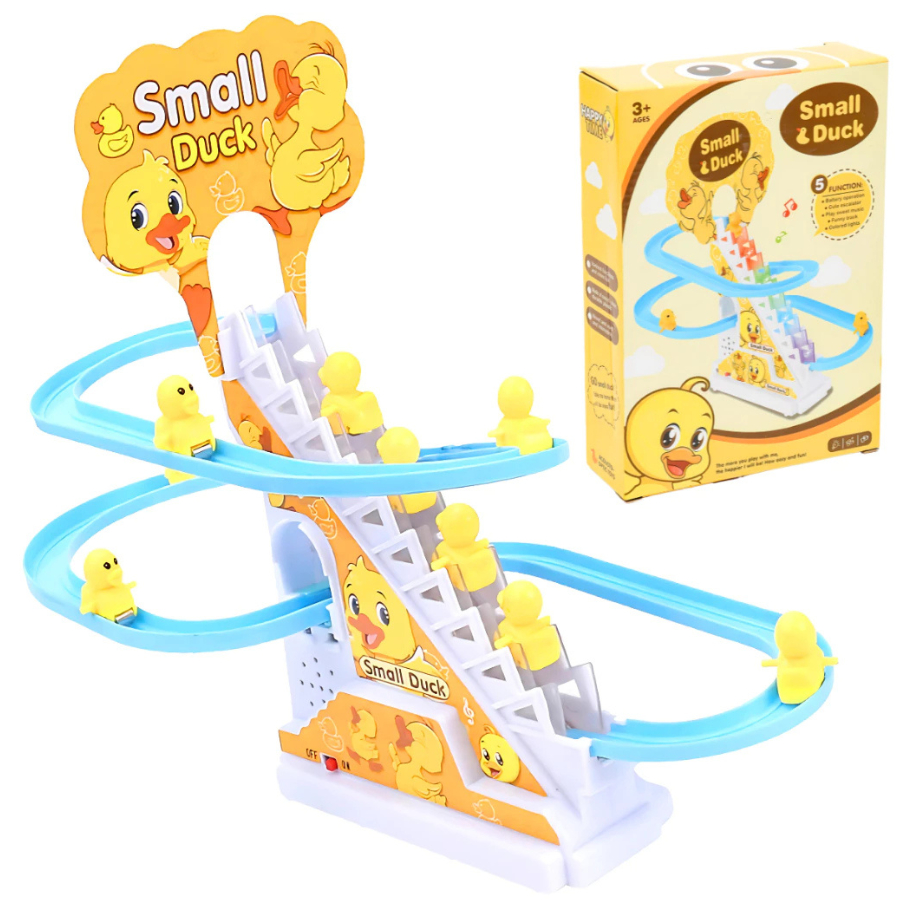 Pista de Pato Escorregador Divertida Com 9 Filhote